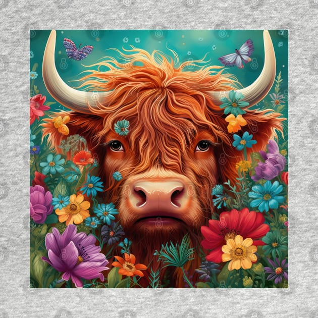 Highland Cow by TooplesArt